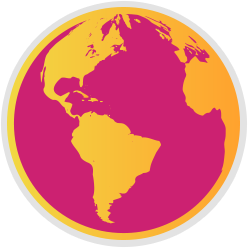 icon of the globe to show transplant rates internationally